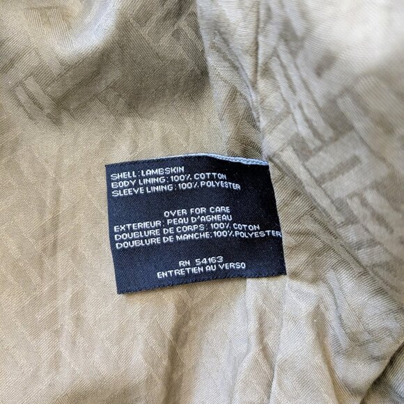 NWT Cole Haan Men's Lambskin Moto Jacket - Picture 7 of 8